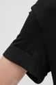 Sisley t-shirt 3QU4L106I czarny