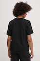 Odzież Sisley t-shirt bawełniany 3AIRL106B czarny