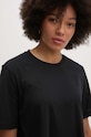Sisley t-shirt bawełniany czarny 3AIRL106B