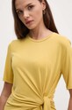 Sisley t-shirt żółty 350XL106A