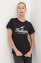 Βαμβακερό μπλουζάκι Hollister Co. μαύρο KI357.3284.900