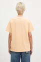 Îmbrăcăminte New Balance tricou din bumbac Athletics Jersey WT41501PAE portocaliu