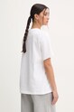 Îmbrăcăminte New Balance tricou din bumbac Athletics Jersey WT41501WT alb