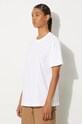 New Balance t-shirt in cotone Athletics Jersey bianco WT41501WT