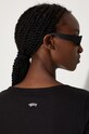 Bavlněné tričko Vans Premium Classics LX Baby Tee VN000HM0BLK1 černá