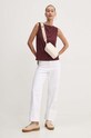 Top Abercrombie & Fitch KI139.4638.480 μπορντό AW24