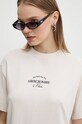 Abercrombie & Fitch tricou din bumbac bej KI157.1200.178