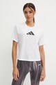 adidas Performance tricou de antrenament Train Essentials print alb JG8615