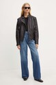 Twinset t-shirt bawełniany 242TP2501 czarny AW24
