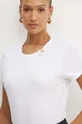 Бавовняна футболка Twinset білий 242TP2502