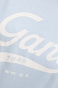 Хлопковая футболка Gant 4200482 голубой