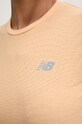 New Balance t-shirt do biegania WT41281PAE pomarańczowy
