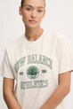 New Balance tricou din bumbac bej WT43548LIT