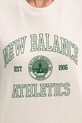 New Balance t-shirt bawełniany WT43548LIT beżowy