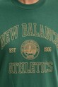 New Balance tricou din bumbac WT43548NWG verde