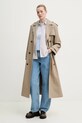 Bavlněné tričko A.P.C. t-shirt boxy petit vpc COHBQ.F26390 modrá SS25