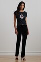 Odzież Lauren Ralph Lauren t-shirt bawełniany 200955438 czarny