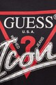 Βαμβακερό μπλουζάκι Guess W4YI32.I3Z14 μαύρο