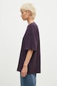 Maglietta Alpha Industries in cotone Essentials RL 146061 violetto AW24