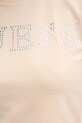 Футболка из велюра Guess COUTURE V4BI29.KBXI2 бежевый