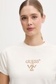 Guess t-shirt COLETTE beżowy V4YI21.KCDH1