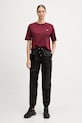 Guess pamut póló V4BI21.I3Z14 burgundia AW25