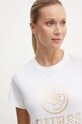 Бавовняна футболка Guess STACIE білий V4BI00.I3Z14
