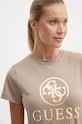 Bavlněné tričko Guess STACIE béžová V4BI00.I3Z14