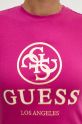 Guess t-shirt bawełniany STACIE V4BI00.I3Z14 różowy