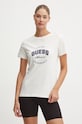 Бавовняна футболка Guess RAQUELLE regular бежевий V4BI17.K8FQ4
