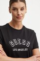 Îmbrăcăminte Guess tricou din bumbac MELODY V4BI12.I3Z14 negru