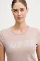 Guess t-shirt KIARA beżowy V4BI16.KCIV1