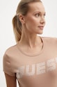 Odzież Guess t-shirt KIARA V4BI16.KCIV1 brązowy