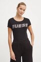 Футболка Guess KIARA з еластаном чорний V4BI16.KCIV1