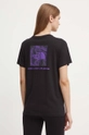 Odzież The North Face t-shirt bawełniany Relaxed Redbox Tee Infill NF0A8A3S9IU1 czarny