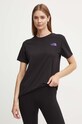 The North Face t-shirt bawełniany Relaxed Redbox Tee Infill czarny NF0A8A3S9IU1