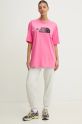 The North Face t-shirt in cotone TNF x Yinka Ilori NF0A89C7PIH1 rosa AW24