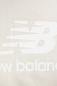 New Balance t-shirt bawełniany WT41502LIN beżowy