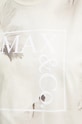 Βαμβακερό μπλουζάκι MAX&Co. 2426976043200 μπεζ