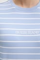 Guess Jeans t-shirt niebieski W4BI53.KCIE1
