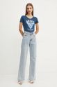 Guess tricou W4BI19.J1314 bleumarin AW24