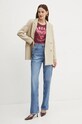 Футболка Guess W4BI19.J1314 бордо AW24