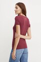 Odzież Guess t-shirt W4BI19.J1314 bordowy