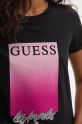 Guess t-shirt in cotone W4BI30.JA914 nero