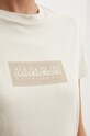 Napapijri tricou din bumbac S-Suze NP0A4HZAN901 bej