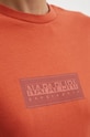 Bavlnené tričko Napapijri S-Suze NP0A4HZAR1B1 oranžová