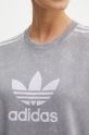 Хлопковая футболка adidas Originals Wash Tee IW3412 серый