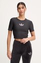 Футболка adidas Originals Bling Tee з еластаном чорний IW5681