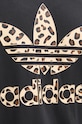 Тениска adidas Originals Trefoil Tee Leopard IW8475 черен