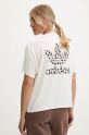 Футболка adidas Originals Trefoil Tee Leopard з еластаном бежевий IW8483